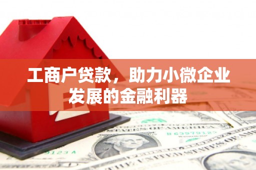 青神工商户贷款，助力小微企业发展的金融利器