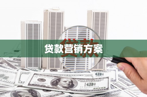 青神贷款营销方案