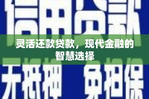 青神灵活还款贷款，现代金融的智慧选择