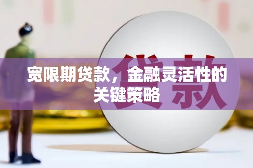 青神宽限期贷款，金融灵活性的关键策略