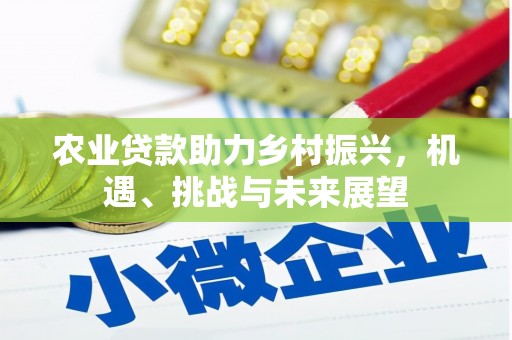 青神农业贷款助力乡村振兴，机遇、挑战与未来展望