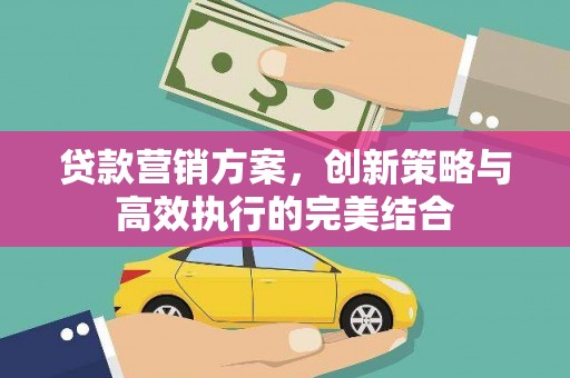 青神贷款营销方案，创新策略与高效执行的完美结合