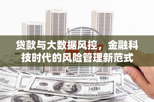 青神贷款与大数据风控，金融科技时代的风险管理新范式
