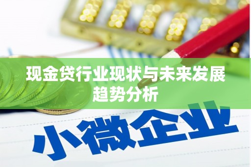 青神现金贷行业现状与未来发展趋势分析