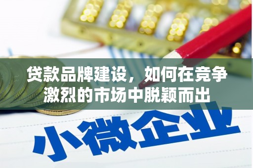 青神贷款品牌建设，如何在竞争激烈的市场中脱颖而出