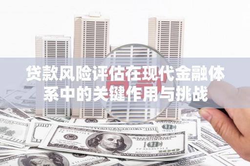 青神贷款风险评估在现代金融体系中的关键作用与挑战