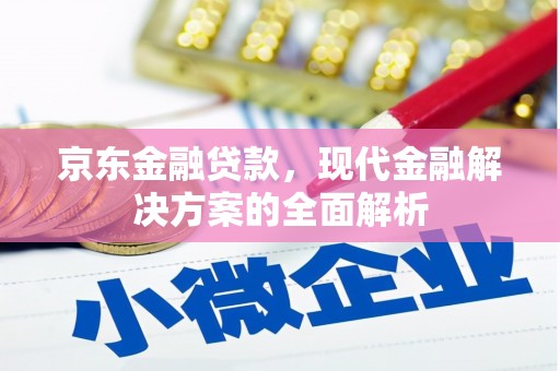 青神京东金融贷款，现代金融解决方案的全面解析
