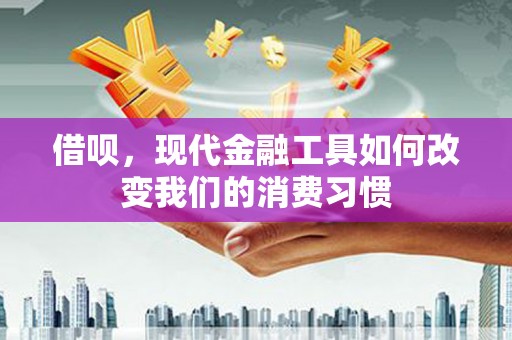青神借呗，现代金融工具如何改变我们的消费习惯