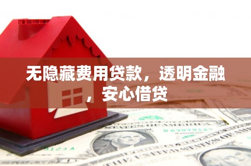 青神无隐藏费用贷款，透明金融，安心借贷