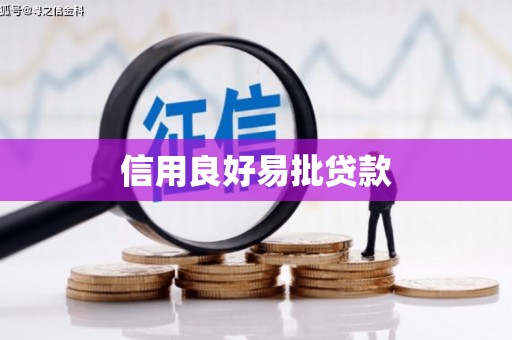 青神信用良好易批贷款