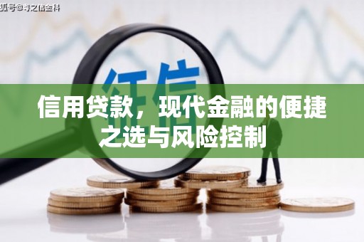 青神信用贷款，现代金融的便捷之选与风险控制