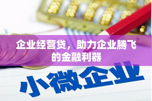 青神企业经营贷，助力企业腾飞的金融利器