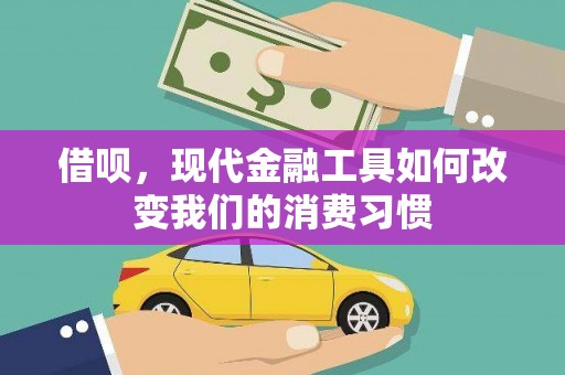 青神借呗，现代金融工具如何改变我们的消费习惯