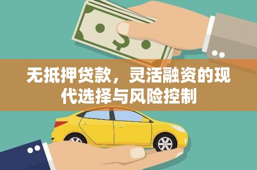 青神无抵押贷款，灵活融资的现代选择与风险控制