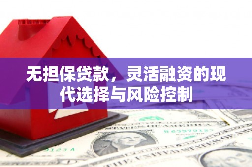 青神无担保贷款，灵活融资的现代选择与风险控制