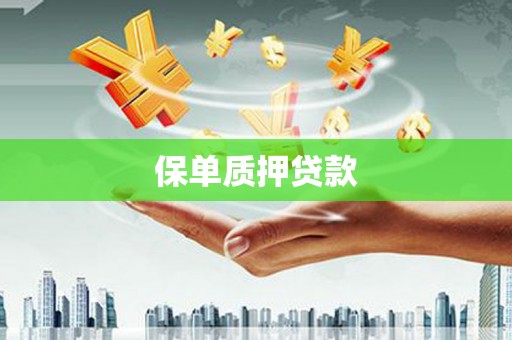 青神保单质押贷款