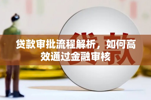 青神贷款审批流程解析，如何高效通过金融审核