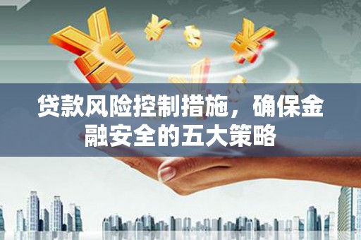 青神贷款风险控制措施，确保金融安全的五大策略