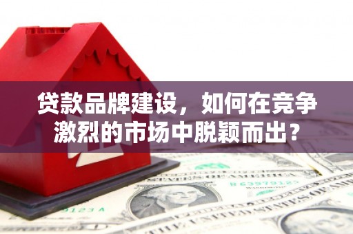 青神贷款品牌建设，如何在竞争激烈的市场中脱颖而出？