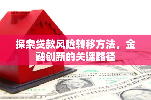 青神探索贷款风险转移方法，金融创新的关键路径