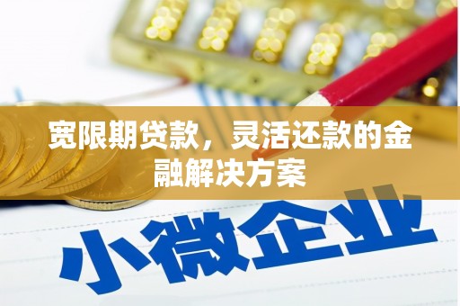 青神宽限期贷款，灵活还款的金融解决方案