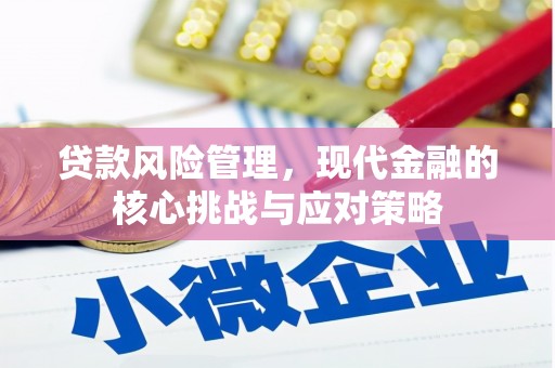 青神贷款风险管理，现代金融的核心挑战与应对策略