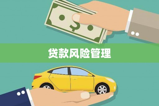 青神贷款风险管理