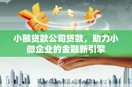 青神小额贷款公司贷款，助力小微企业的金融新引擎
