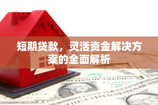 青神短期贷款，灵活资金解决方案的全面解析