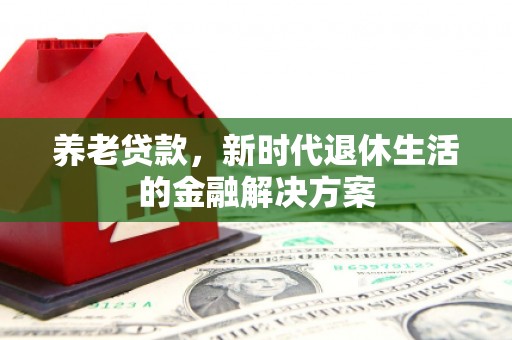 青神养老贷款，新时代退休生活的金融解决方案