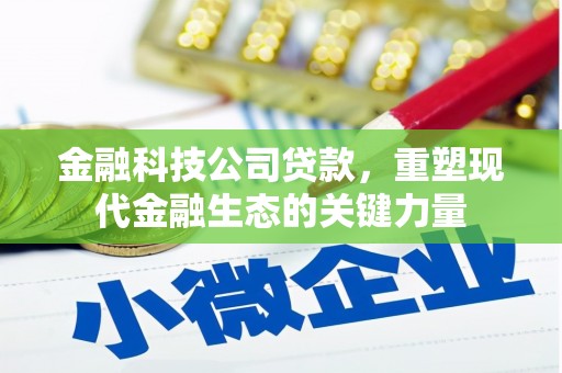 青神金融科技公司贷款，重塑现代金融生态的关键力量