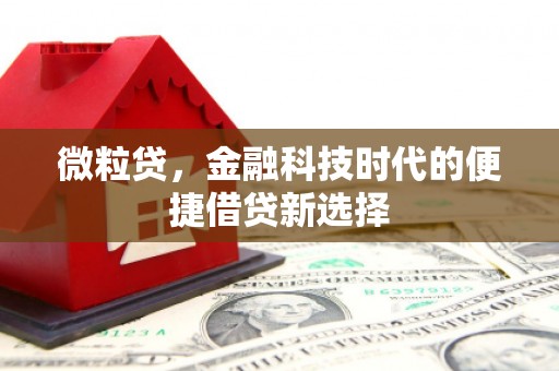 青神微粒贷，金融科技时代的便捷借贷新选择