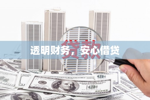 青神透明财务，安心借贷