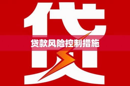 青神贷款风险控制措施