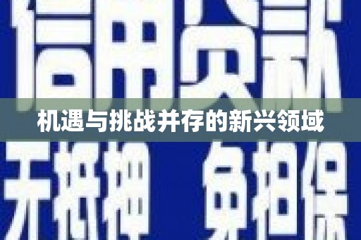 青神机遇与挑战并存的新兴领域