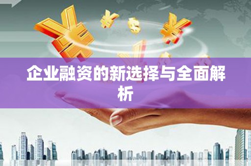 青神企业融资的新选择与全面解析