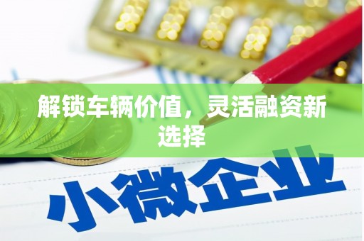 青神解锁车辆价值，灵活融资新选择