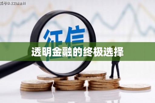 青神透明金融的终极选择