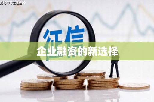 青神企业融资的新选择