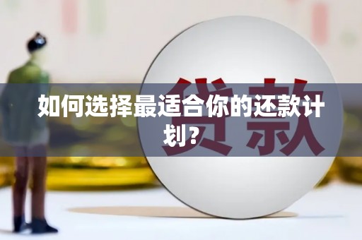 青神如何选择最适合你的还款计划？