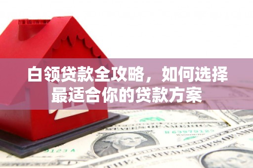 青神白领贷款全攻略，如何选择最适合你的贷款方案
