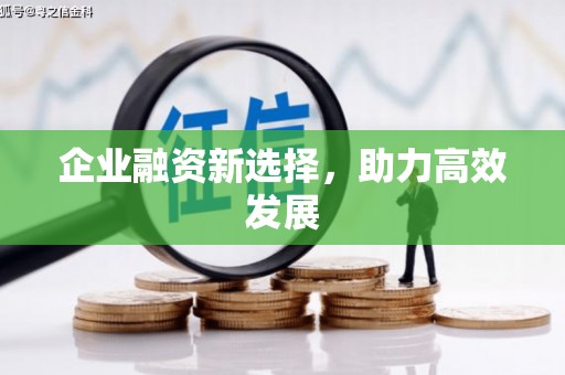青神企业融资新选择，助力高效发展